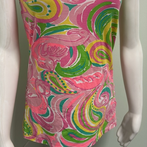 Lilly Pulitzer tabbie flamingo tank - Picture 5 of 7